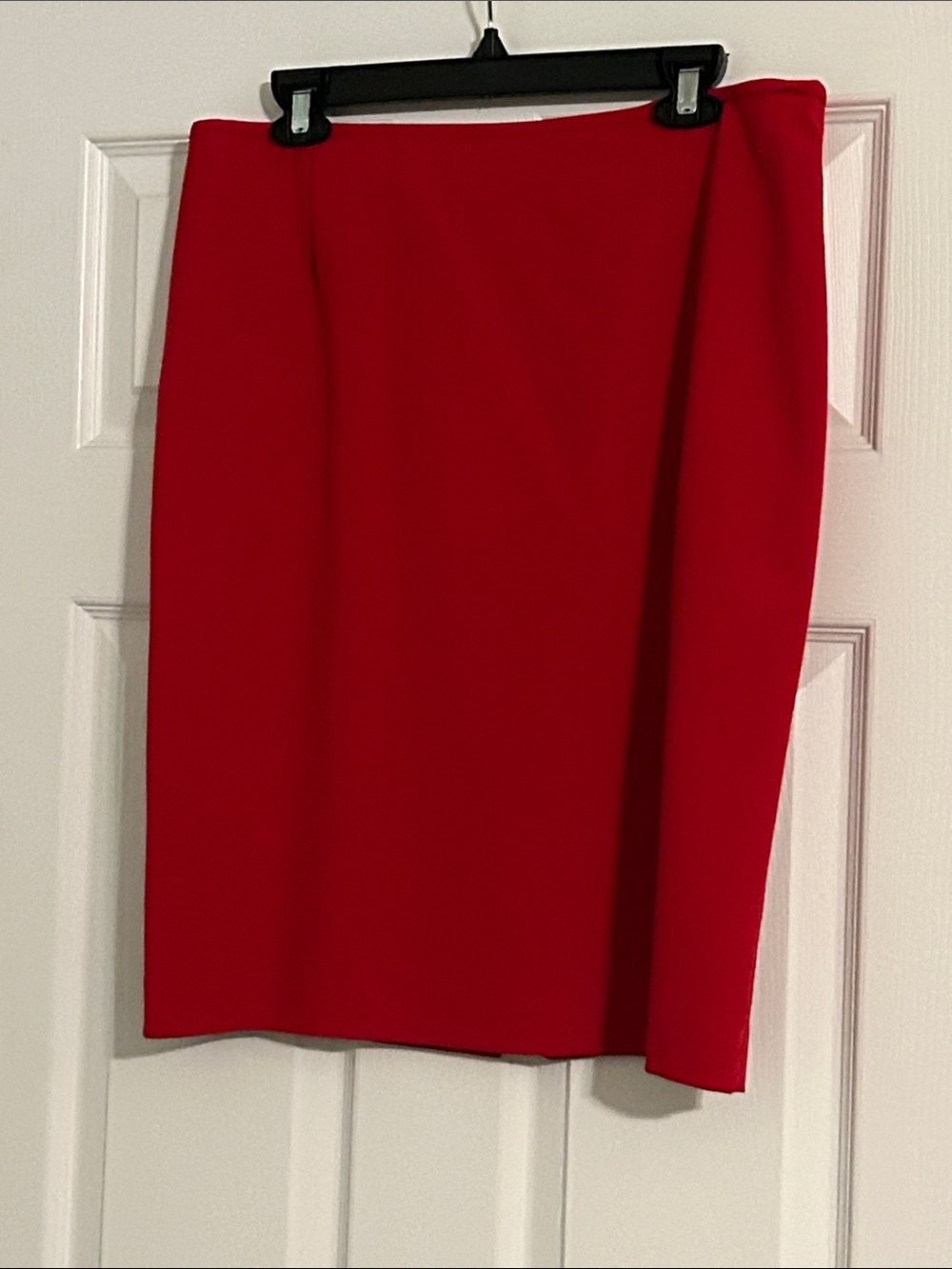 Women's Red Pencil Skirt - Sleek Office Staple